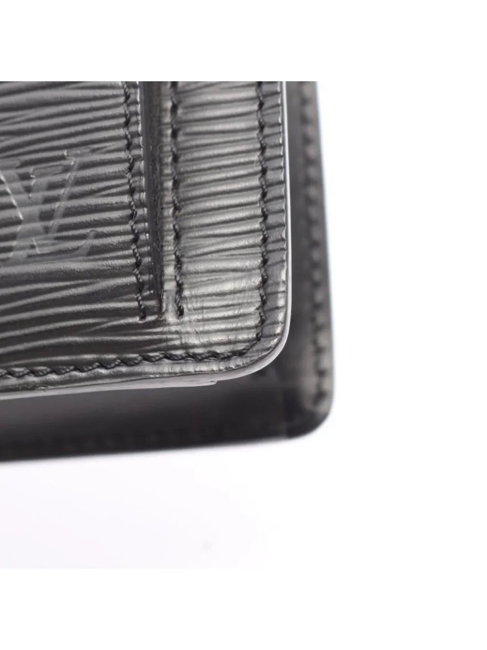Louis Vuitton Clutch Series Dragonne Noir Leather Pochette